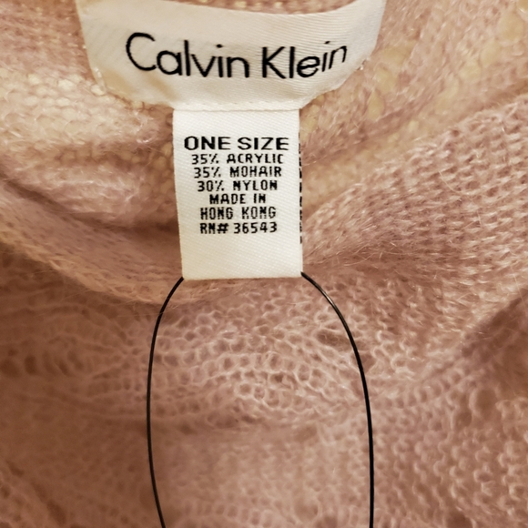 Calvin Klein light pink poncho NWT - Picture 5 of 5